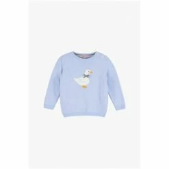 Trotters London Blue Little Jemima Jumper -Trotters London store unnamed file 337