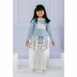 Trotters London Blue Bobble Tail Bunny Jumper -Trotters London store unnamed file 340