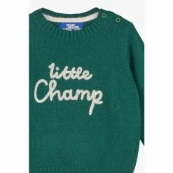 Trotters London Green Little Champ Jumper -Trotters London store unnamed file 345