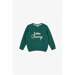 Trotters London Green Little Champ Jumper -Trotters London store unnamed file 346