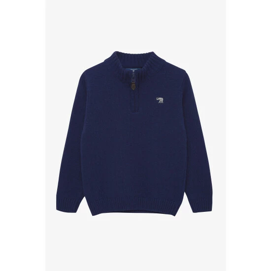 unnamed-file-364.jpg Trotters London Navy Blue Calum Half Zip Jumper -Trotters London store unnamed file 364