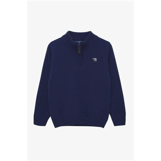 unnamed-file-367.jpg Trotters London Navy Blue Calum Half Zip Jumper -Trotters London store unnamed file 367