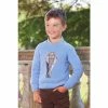 Trotters London Blue Edgar Elephant Jumper
