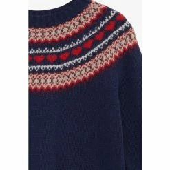 Trotters London Navy Blue Natasha Fairisle Jumper 2 Trotters London Navy Blue Natasha Fairisle Jumper -Trotters London store unnamed file 385