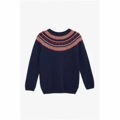 Trotters London Navy Blue Natasha Fairisle Jumper 3 Trotters London Navy Blue Natasha Fairisle Jumper -Trotters London store unnamed file 386