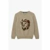 Trotters London Natural Oatmeal Augustus Jumper