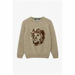 Trotters London Natural Oatmeal Augustus Jumper -Trotters London store unnamed file 409