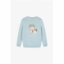 Trotters London Blue Puppy Jumper -Trotters London store unnamed file 414