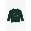 Trotters London Green Little Thomas Jumper