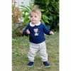 Trotters London Little Blue Baby Augustus Jumper