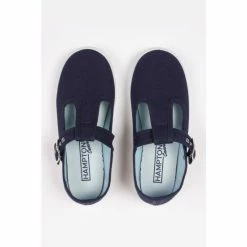 Trotters London Navy Blue Nantucket Canvas Shoes -Trotters London store unnamed file 464