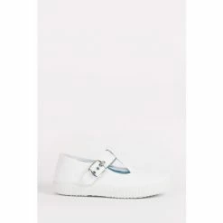 Trotters London White Nantucket Canvas Shoes