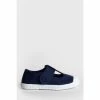 Trotters London Blue Champ Canvas Shoes