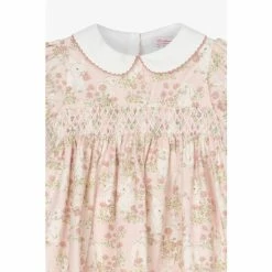 Trotters London Little Pale Pink Bunny Smocked Cotton Dress 4 Trotters London Little Pale Pink Bunny Smocked Cotton Dress -Trotters London store unnamed file 51