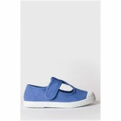 Trotters London Blue Champ Canvas Shoes -Trotters London store unnamed file 517