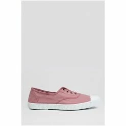 Trotters London Rosa Adult Plum Canvas Shoes -Trotters London store unnamed file 520