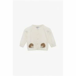 Trotters London Little Prickles White Cardigan -Trotters London store unnamed file 544