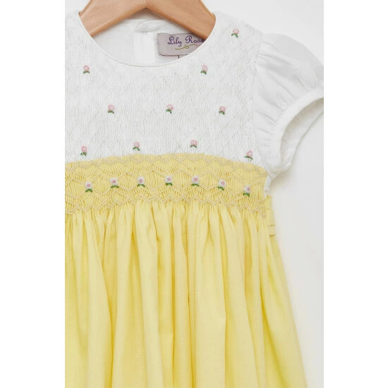 unnamed-file-58.jpg Trotters London Lemon Rose Hand Smocked Yellow Dress -Trotters London store unnamed file 58