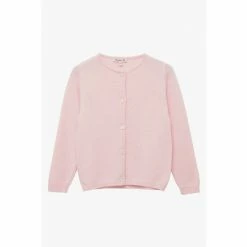 Trotters London Pale Pink Francesca Cardigan