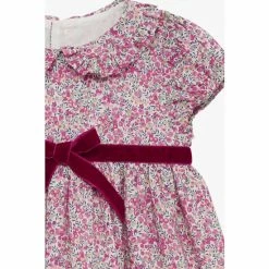 Trotters London Pink Little Liberty Wiltshire Bud Dress -Trotters London store unnamed file 6