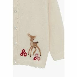 Trotters London White Little Fawn Cardigan -Trotters London store unnamed file 603