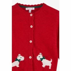 Trotters London Red Little Scottie Cardigan 2 Trotters London Red Little Scottie Cardigan -Trotters London store unnamed file 607