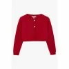 Trotters London Red Cropped Martha Cardigan