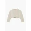 Trotters London Little Cropped Martha White Cardigan