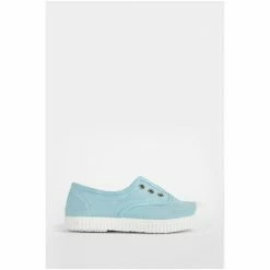 Trotters London Blue Plum Canvas Pumps 3 Trotters London Blue Plum Canvas Pumps -Trotters London store unnamed file 636