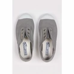Trotters London Grey Plum Canvas Pumps 2 Trotters London Grey Plum Canvas Pumps -Trotters London store unnamed file 639