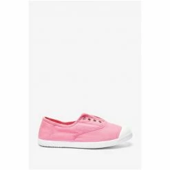 Trotters London Pink Plum Canvas Pumps 3 Trotters London Pink Plum Canvas Pumps -Trotters London store unnamed file 647