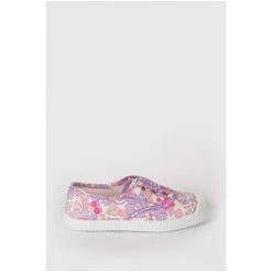 Trotters London Purple Plum Canvas Pumps 2 Trotters London Purple Plum Canvas Pumps -Trotters London store unnamed file 656