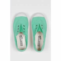 Trotters London Green Plum Canvas Pumps 2 Trotters London Green Plum Canvas Pumps -Trotters London store unnamed file 668