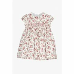 Trotters London Rose Pink Little Arabella Smocked Dress -Trotters London store unnamed file 67