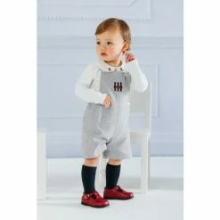 Trotters London Little Blue Alfie Bib Shorts