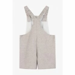 Trotters London Natural Little Alfie Bib Shorts -Trotters London store unnamed file 681