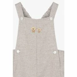 Trotters London Natural Little Alfie Bib Shorts -Trotters London store unnamed file 682