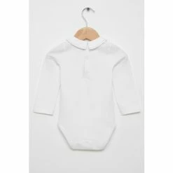 Trotters London White Monty Train Body Long Sleeve Dungarees 2 Trotters London White Monty Train Body Long Sleeve Dungarees -Trotters London store unnamed file 686