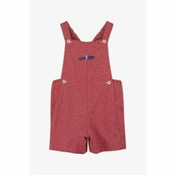 Trotters London Red Little Alfie Bib Shorts
