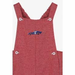 Trotters London Red Little Alfie Bib Shorts 2 Trotters London Red Little Alfie Bib Shorts -Trotters London store unnamed file 698