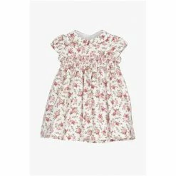 Trotters London Rose Pink Little Arabella Smocked Dress -Trotters London store unnamed file 70