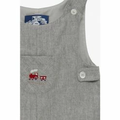 Trotters London Grey Little Archie Romper 3 Trotters London Grey Little Archie Romper -Trotters London store unnamed file 704