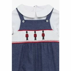 Trotters London Blue Smocked Guardsman Dungaree 2 Trotters London Blue Smocked Guardsman Dungaree -Trotters London store unnamed file 712
