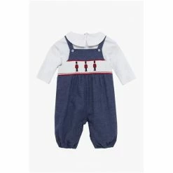 Trotters London Blue Smocked Guardsman Dungaree 3 Trotters London Blue Smocked Guardsman Dungaree -Trotters London store unnamed file 713