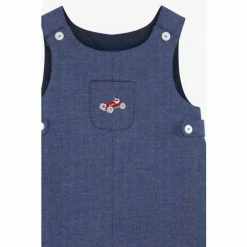 Trotters London Little Blue Archie Romper -Trotters London store unnamed file 717