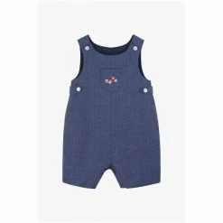 Trotters London Little Blue Archie Romper -Trotters London store unnamed file 718