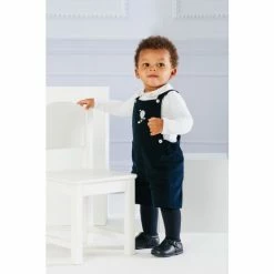 Trotters London Little Blue Alfie Bib Shorts -Trotters London store unnamed file 740