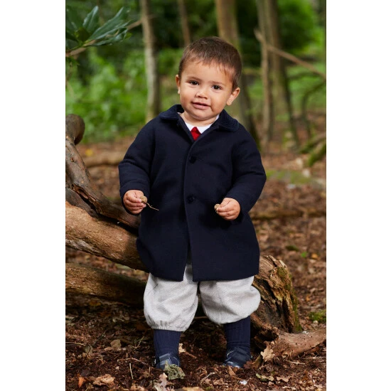 unnamed-file-749.jpg Trotters London Younger Boys Blue Classic Raglan Coat -Trotters London store unnamed file 749