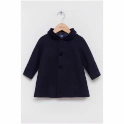 Trotters London Younger Boys Blue Classic Raglan Coat 4 Trotters London Younger Boys Blue Classic Raglan Coat -Trotters London store unnamed file 753