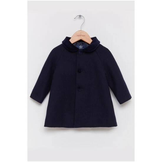 unnamed-file-753.jpg Trotters London Younger Boys Blue Classic Raglan Coat -Trotters London store unnamed file 753